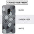 Black and White Pineapples Galaxy S9 Skin